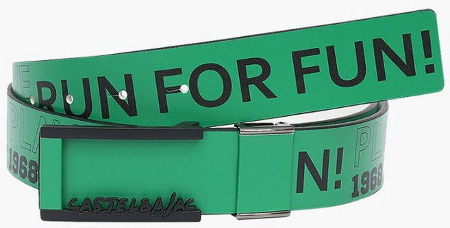 까스텔바작 남성 프린트 버클 벨트 BGDMGT201A_CC, 레드, 1개