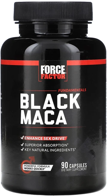 Force Factor 펀더멘탈 블랙 마카 캡슐 90정, ForceFactor펀더멘탈블랙마카캡슐90정, 1개 - 쿠팡