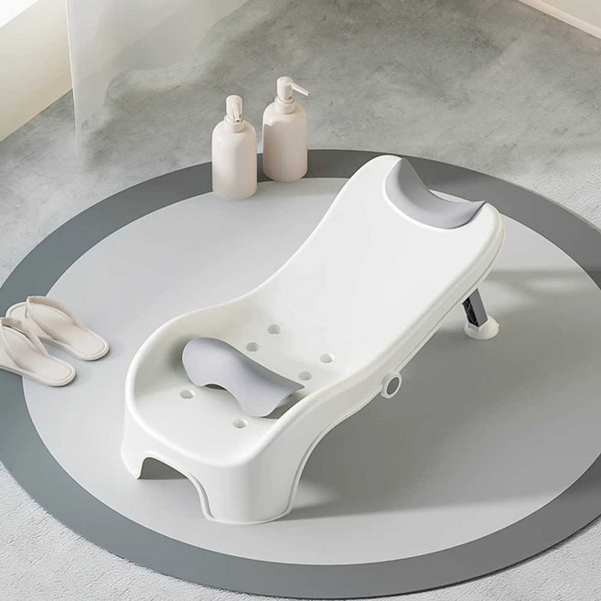 성인 샴푸 의자 목욕 머리감기 미용실 성인 노약자, 1개, 신축 헤드레스트-대형 0-15세