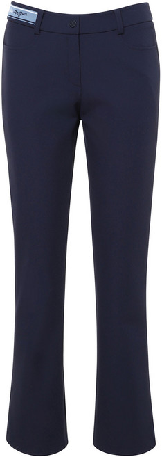 JDX_봄 가을 여성 허리 슬로건 포인트 부츠컷바지_평촌점