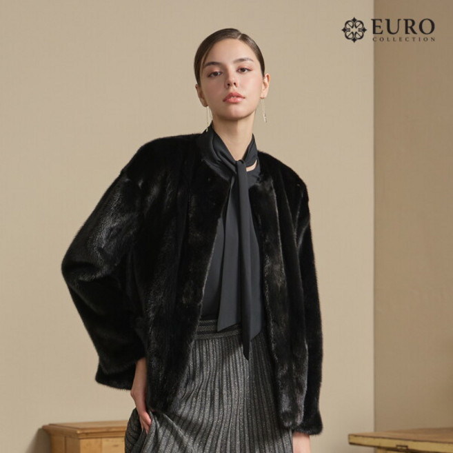 [유로컬렉션] 휘메일 풀스킨 밍크 라운드자켓