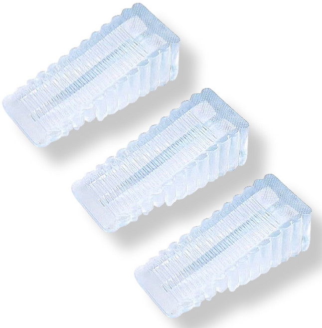 후크월드 도어스토퍼 문닫힘방지 도어쿠션 스토퍼 투명 color, 반투명, 3개