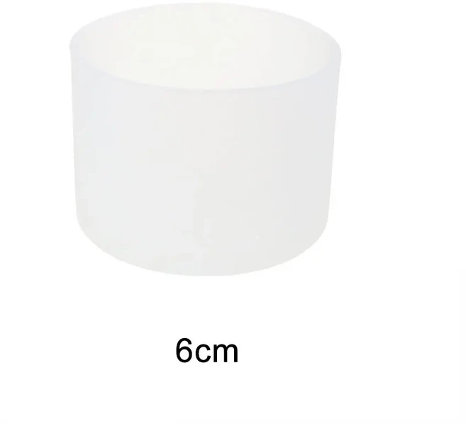 JCD 6cm 고무 물병 커버 단열 바닥 미끄럼 방지 실리콘 슬리브베이스 컵 보호