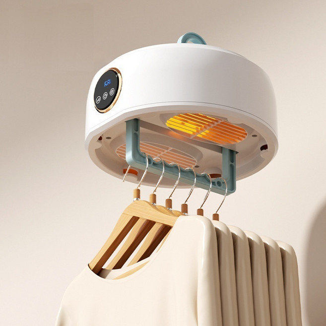 소형 미니건조기 접이식 가정용 스마트 빨래건조기 5-10kg, 화이트