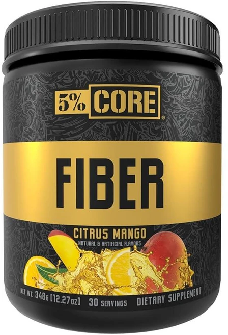 5% Nutrition 코어 섬유 — 장 지원 및 규칙성을 위한 데일리 프리바이오틱 섬유 (시트러스 망고), 5% Nutrition 코어 섬유 — 장 지원 및 규칙, 1개 - 쿠팡
