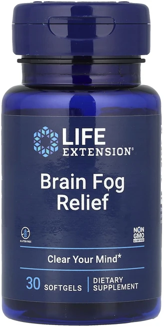 건강챙기세요 Life Extension 브레인 포그 릴리프 소프트젤 30정 백살까지오래오래, LifeExtension브레인포그릴리프소프트젤30정, 1개 - 쿠팡