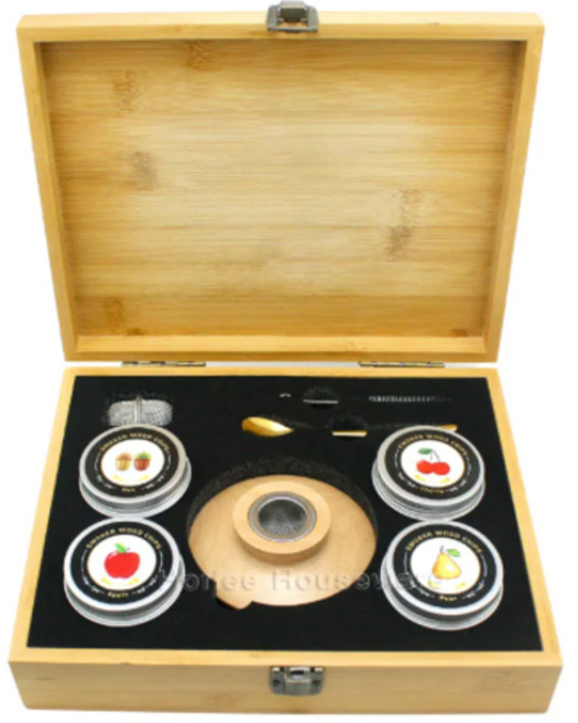 아트오브십 고급 칵테일 스모커(Smoker) 훈연기 우드칩 나무칩, 1개, 스모커+오크칩 세트