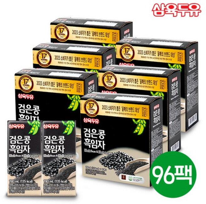 (m)삼육두유 검은콩 흑임자, 96개, 190ml