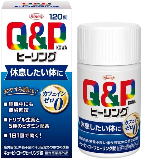 일본 Q&P 큐앤피 코와 힐링 120정(60일분) 무카페인, 1개, 120정 - 쿠팡