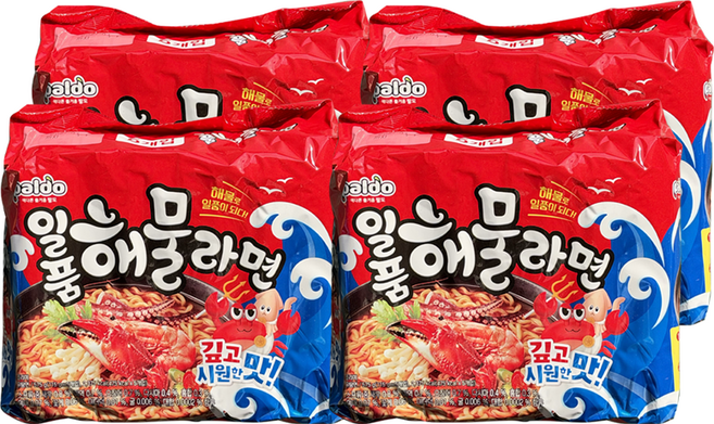 팔도 일품 해물라면 115g, 20개