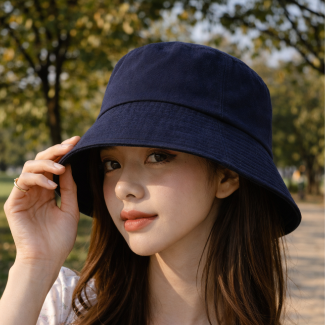 트로아 데일리 버킷햇 봄여름 여성 벙거지모자