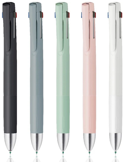 ZEBRA 제브라 블렌 4+S 멀티펜 BLEN 4+1 볼펜 0.7mm, BGR(블루그레이) - 쿠팡