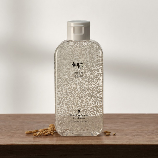 [헤슬/리뉴얼] 쏙보습 쌀 젤 클렌저 170ml, 1개