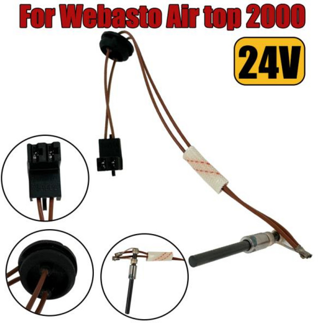 82306B 24V 자동차 디젤 주차 히터 세라믹 글로우 핀 플러그 (Webasto 에어탑 2000 화염 감지기 트럭 RV