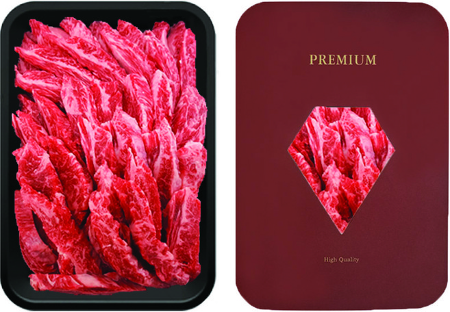 초정한우 1+ 한우암소 갈비살 구이용 400g, 2개