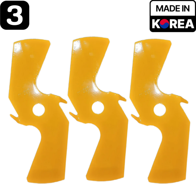 비행돌이 국산 예초기날 벌초 제초 안전날, 3개