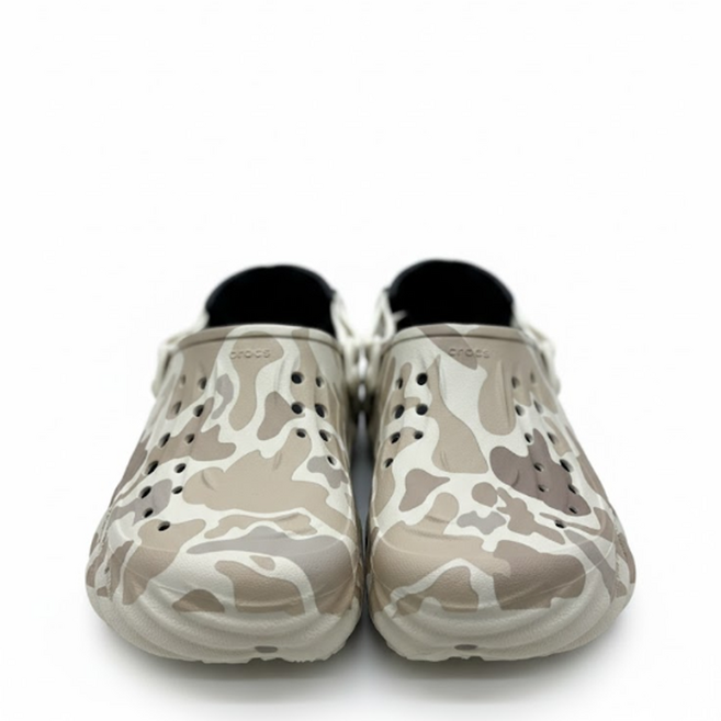 크록스 에코 덕 카모 클로그(211981) 본블랙