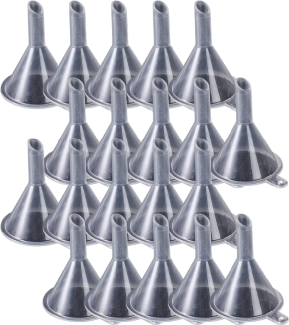 리빙프레소 미니 소분용 플라스틱 깔대기, 100개