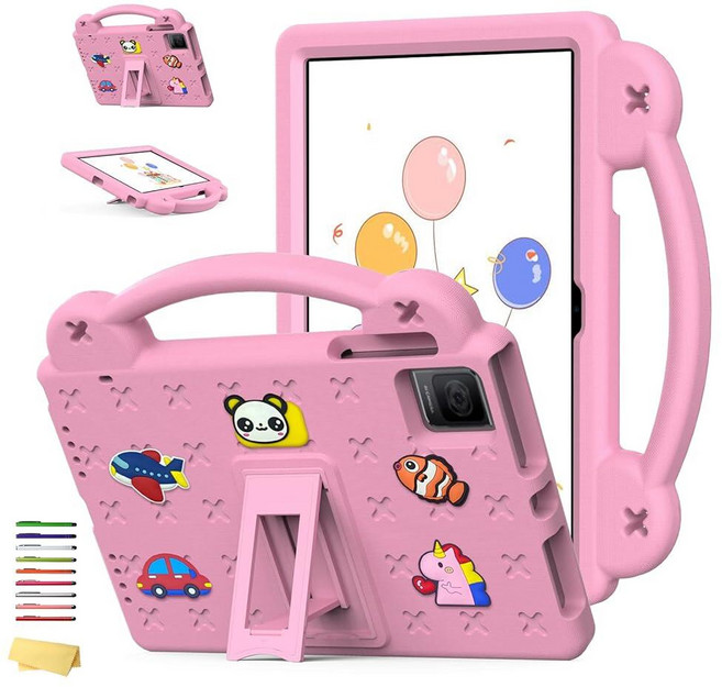 UUcovers T-Mobile REVVL 탭 10.4인치2023 및 블랙뷰 오스칼 패드 15 2023 10.4인치/탭 11 WiFi 2023/탭 se 2021/TCL 10 G, 01# Pink Bear