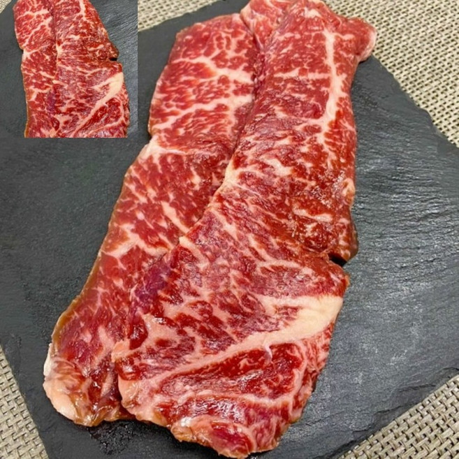 1등급 육우 소고기 채끝살 냉장육 채끝구이용 육질담백 소고기정육, 1개, 1g