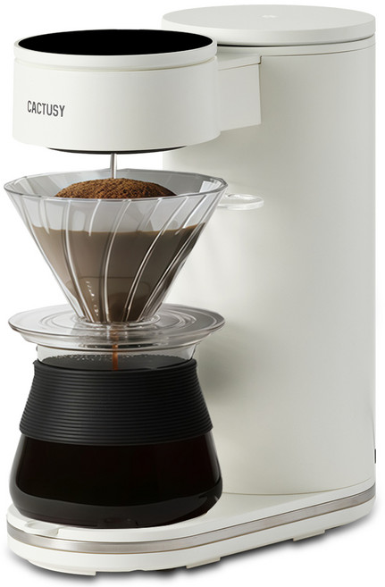 캑터시 전자동 스핀 드립 가정용 커피메이커 커피머신, 드립커피머신(CY-CM3025WH), CY-CM3025WH
