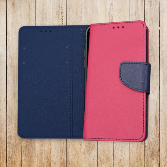 撞色側掀皮套 Redmi 掀蓋手機殼
