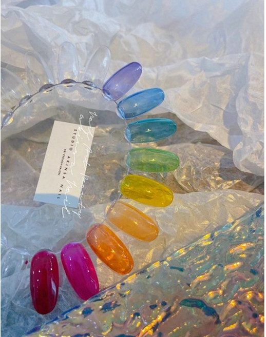 圓盤式色卡 [160色] 美甲展示顏色 指甲彩繪 比對, 1個, 自然色