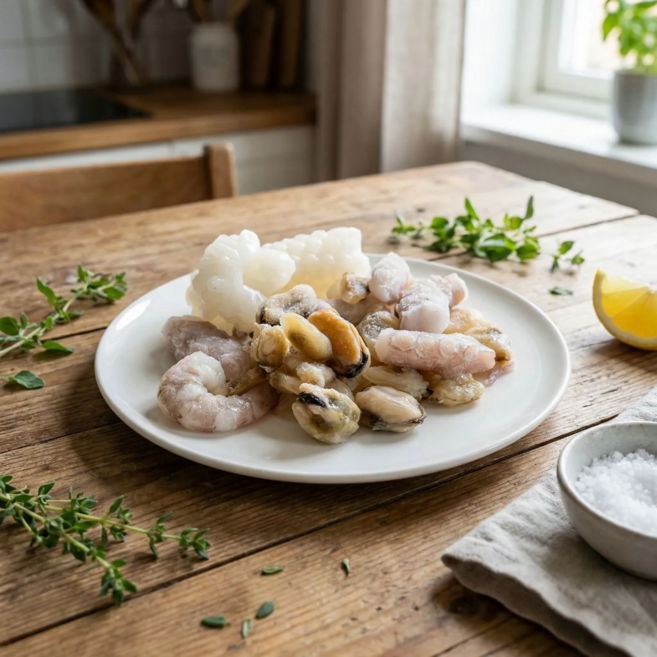 [다정한수산] 오동통 냉동 만능 해산물 모둠 믹스, 1개, 600g