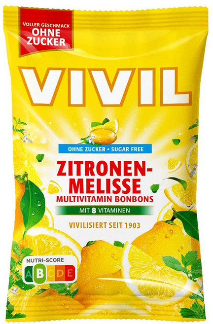 비빌 무설탕 캔디 레몬밤 120g, 1개