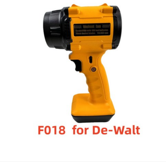 DEWALT 호환/Makita 호환/Milwaukee 배터리 에어 더스터 용 터보 제트 팬 브러시리스 bldc 모터 전기 공기, 02 F018 for DEWALT 호환, 1개