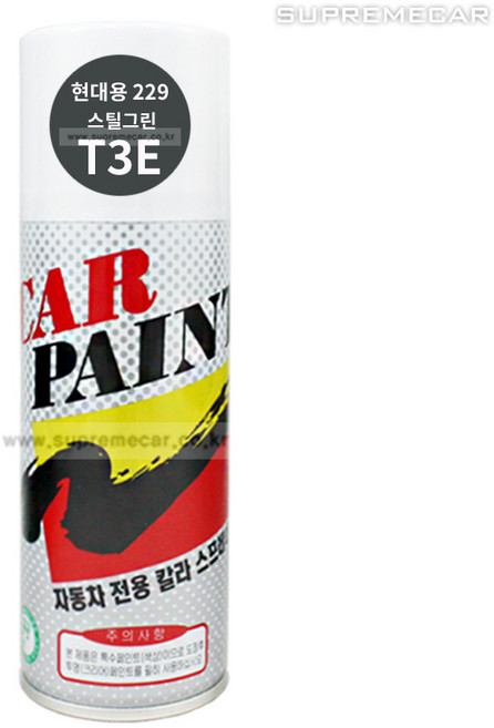 카페인트 스프레이 현대 T3E 스틸그린 트라고 엑시언트 프로 자동차 락카 셀프 도색, 1개