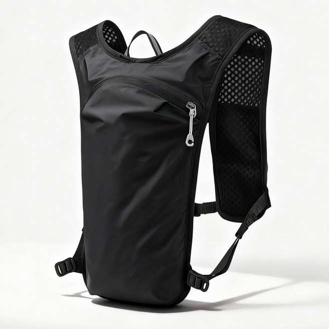 트레핏 초경량 러닝조끼 트레일러닝 베스트 트레킹 백팩, 러닝조끼 블랙, 1개