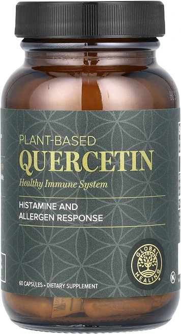 새해 첫좋은선물 Global Healing 식물성 퀘르세틴 캡슐 60정(캡슐 1정당 250mg) 제대로 할인합니다, GlobalHealing식물성퀘르세틴캡슐60정캡슐1정당, 1개, 60정 - 쿠팡