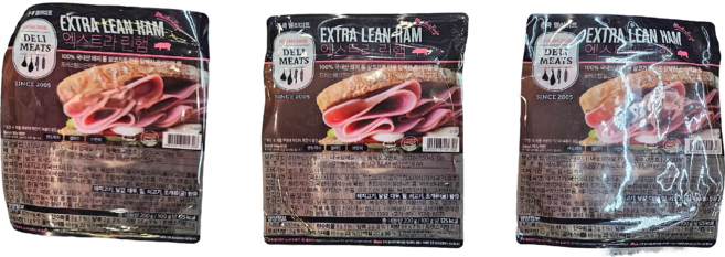 존쿡 엑스트라린햄 200G X 3 [아이스박스] + 더메이런알콜티슈, 3개