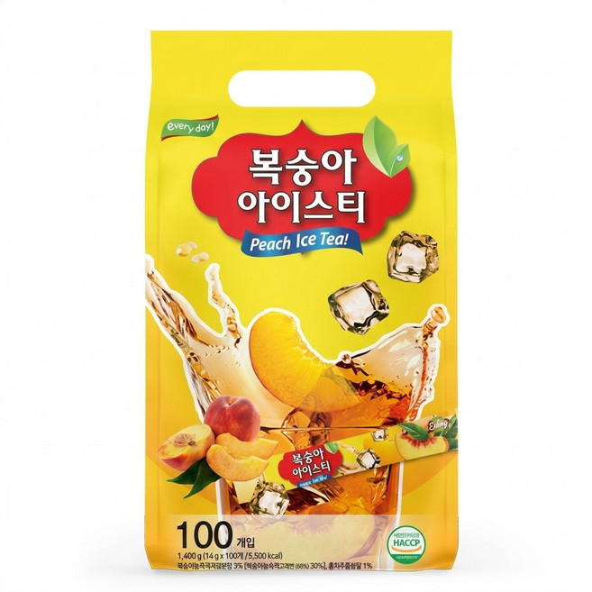 이데이 복숭아 아이스티, 100개입, 8개