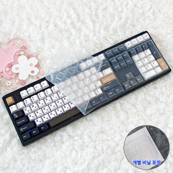 프리플로우 Archon 아콘 E1 F1 M1 PRO MAX 키스킨 기계식 키보드덮개 실리콘 커버, 1개, 투명