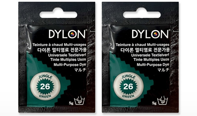 다이론 멀티염료(26) 2개입 정글 그린, 단품, 단품