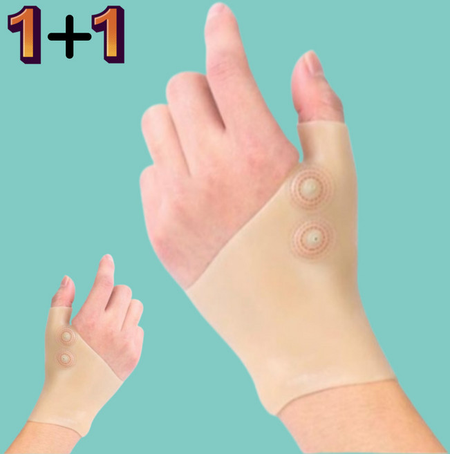 조씨네 실리콘 얇은 손목 지압 아대 밴드 팔목 보호대 2p, 스킨톤, 2개