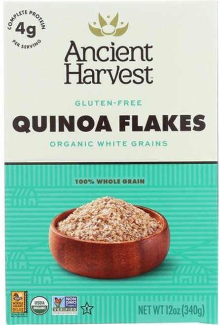 에인션트 하베스트 퀴노아 WFGF 플레이크 유기농 12 OZ(340.2g) ANCIENT HARVEST QUINOA WFGF FLAKES ORG 12 OZ, 1개, 340g