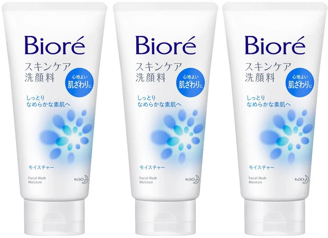 카오 비오레 스킨 케어 클렌저 모이스처 130g 3개 세트 - 쿠팡