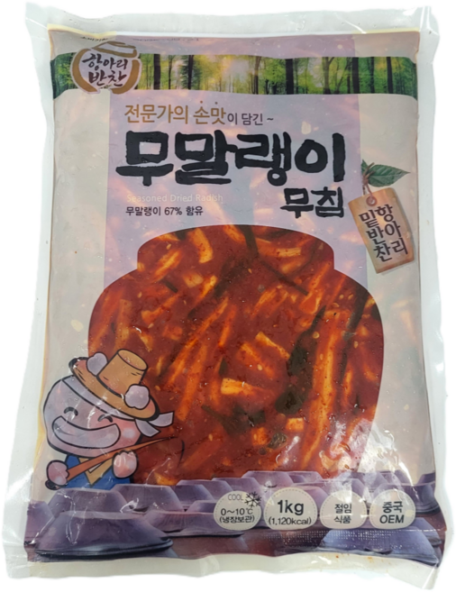 항아리반찬 무말랭이 무침, 1kg, 1개