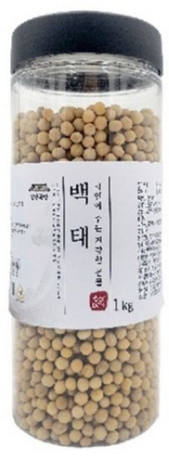 건강곡간 국내산 백태, 3개, 1kg