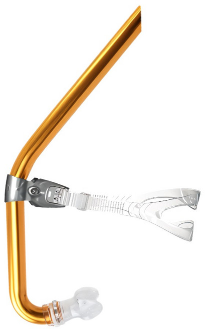 투사 알루미늄 센터스노클 RHINO SP-0901 GOLD 수영강습 교정 훈련용품, 골드