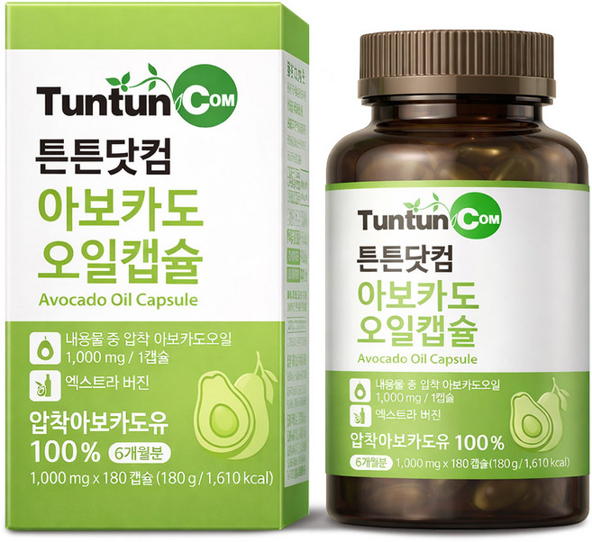 튼튼닷컴 아보카도 오일캡슐 [6개월분], 180g, 1개