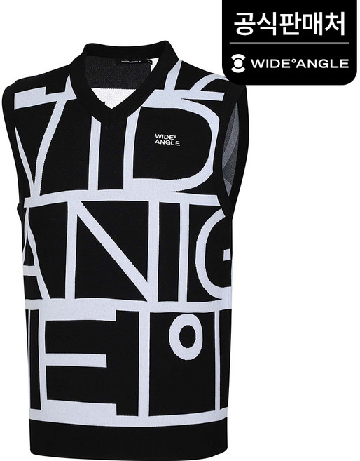 와이드앵글 공식 남성 CO 모노그램 브이넥 베스트 M WMP24K72Z1