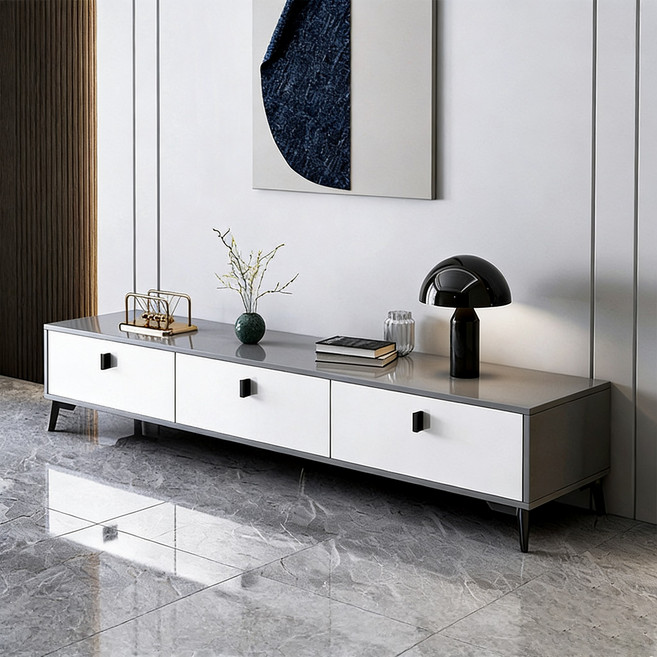 Tixpra 거실장 모던 심플 스타일 대용량 거실장 DSG0048, 그레이