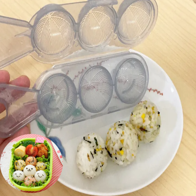일본 주먹밥틀 3구 미니 주먹밥 메이커 도시락만들기, 1개