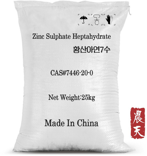 황산아연 - 유황 아연 필수 미량요소 액비 제조 관주용 비료 원료 25Kg, 황산아연(7수), 1개