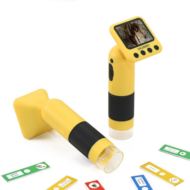 디지버드 어린이 현미경 카메라 휴대용 LCD모니터 60배율 32G메모리 관찰샘플 5종 증정