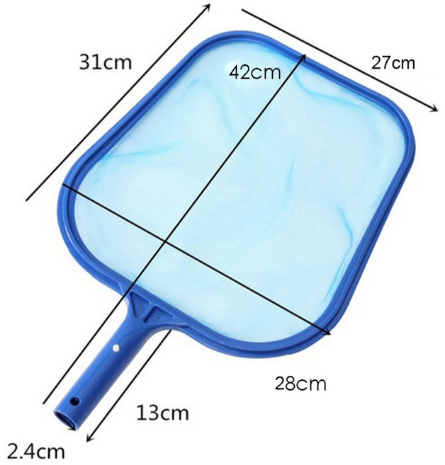 수영 수영장 스키머 휴대용 다기능 청소 잎과 잔해물 연못, 1개